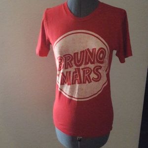 Brono Mars Red T-Shirt.